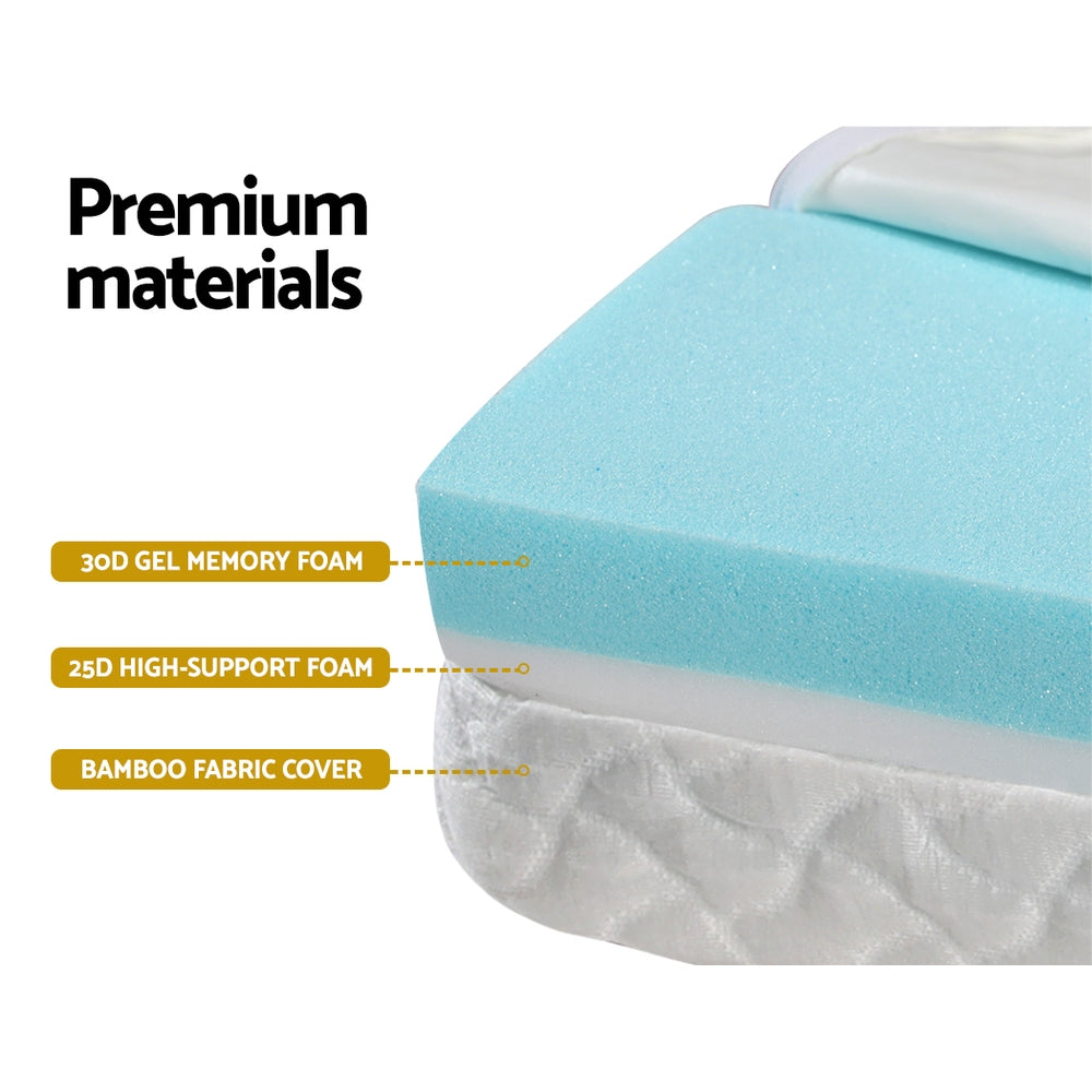 Giselle Bedding Foldable Mattress | Foam Cot Bed | Cool Gel Comfort