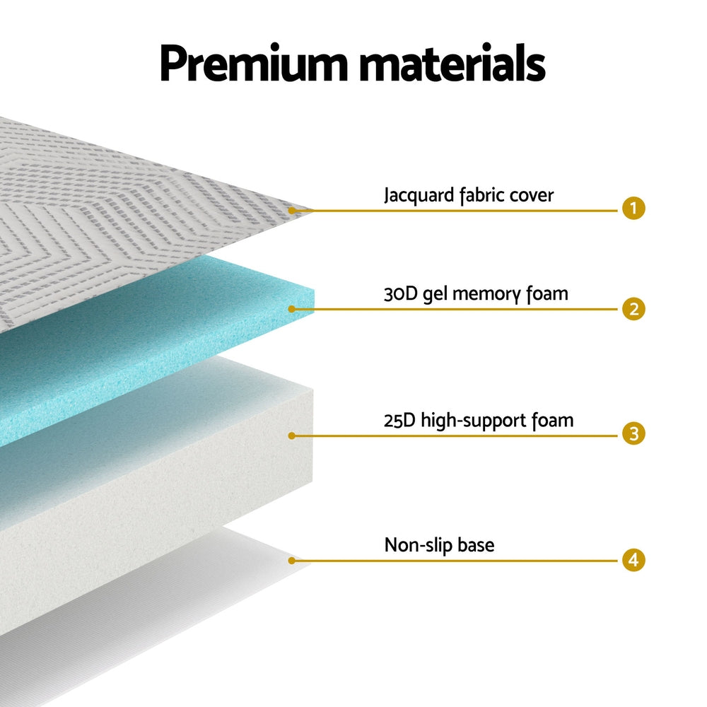 3-Foldable Mattress | Folding Foam Design | Double Size