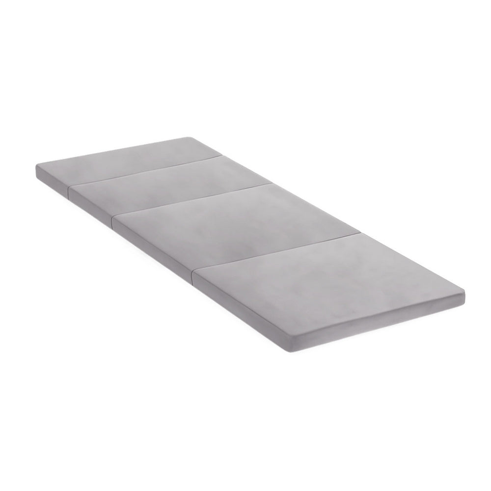 4-Fold Sofa Bed Mattress | Folding Sleeping Camping Cushion