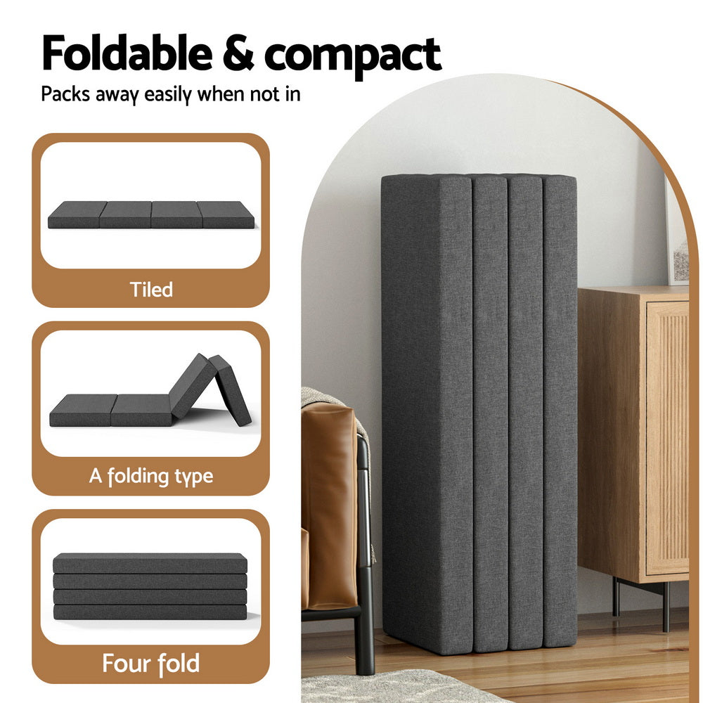 Foldable Foam Mattress | Portable Mat | Queen