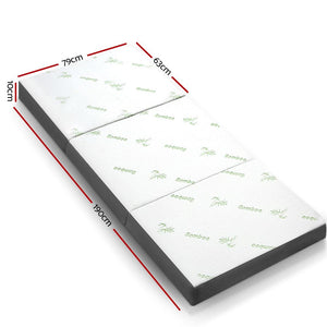 Bedding | Folding Foam Portable Mattress | Bamboo Fabric