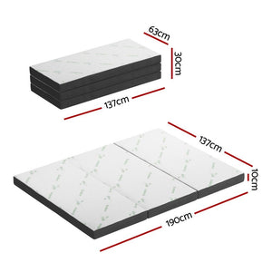 Bedding Foldable Mattress | Folding Foam | Double | Bamboo