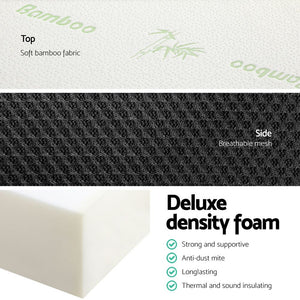 Bedding Foldable Mattress | Folding Foam | Double | Bamboo