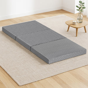 Tri-Fold Memory Foam Sofa Bed | Camping Cushion Mattress