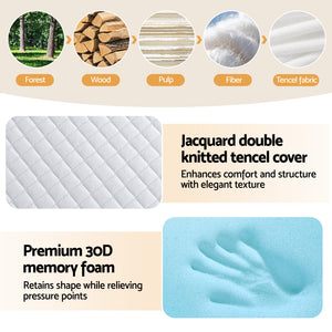 Tri-Fold Sofa Bed Mattress | Memory Foam | Tencel Cover | Queen
