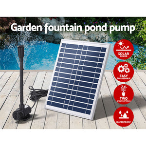 Solar Pond Pump | Submersible Water Fountain Kit | 9.8FT