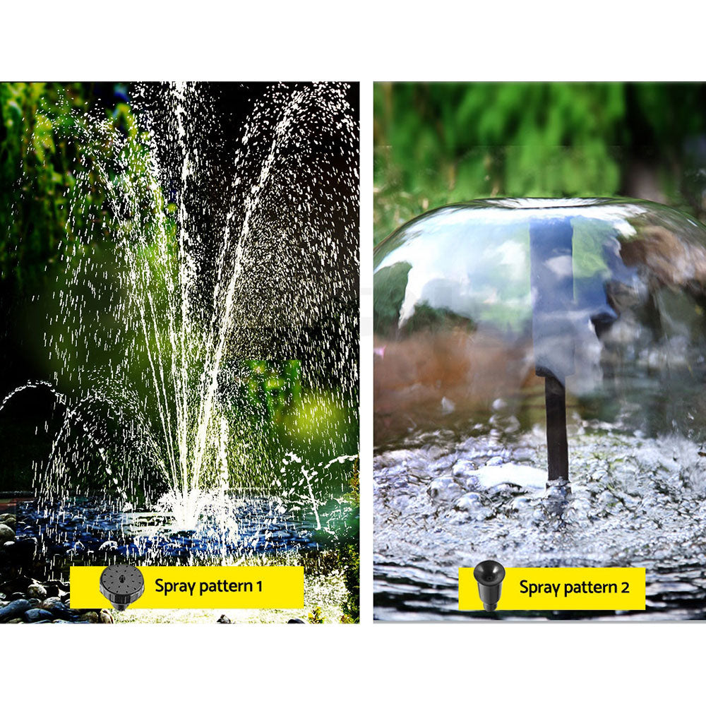 Solar Pond Pump | Submersible Water Fountain Kit | 9.8FT