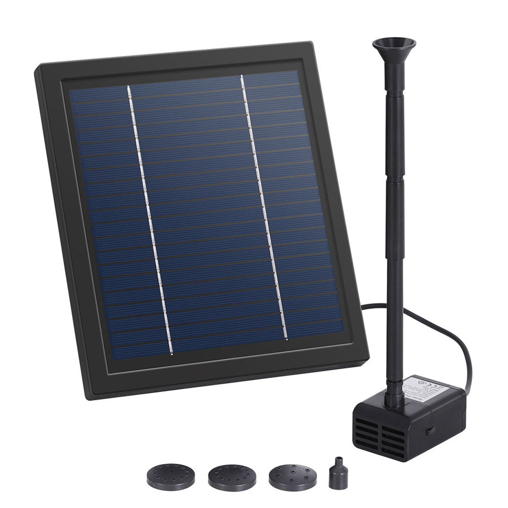 Solar Pond Pump | Submersible Water Fountain Kit | 6.1FT