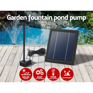 Solar Pond Pump | Submersible Water Fountain Kit | 6.1FT