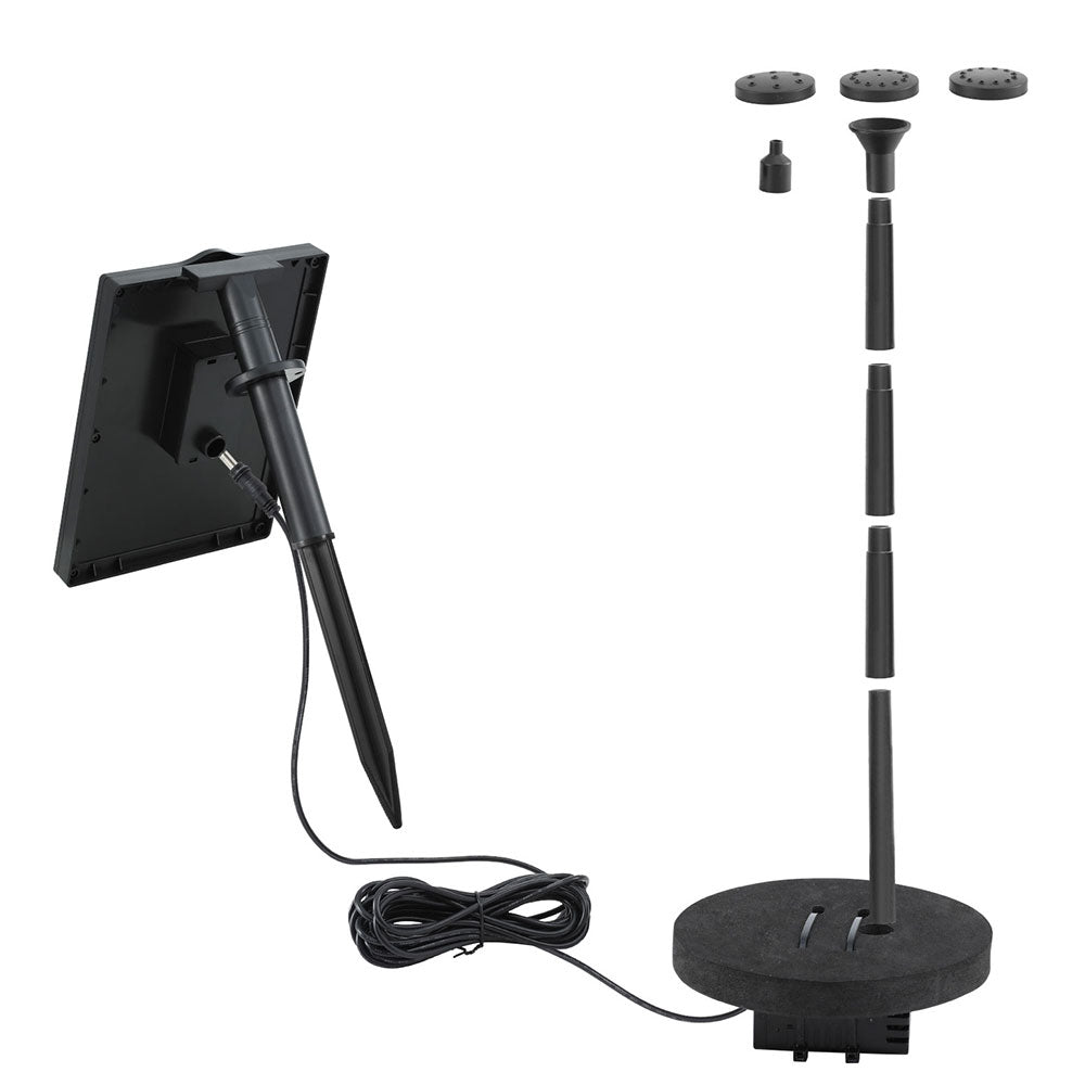 Solar Pond Pump | Floating Water Fountain | Bird Bath | 190L/H Flow Rate