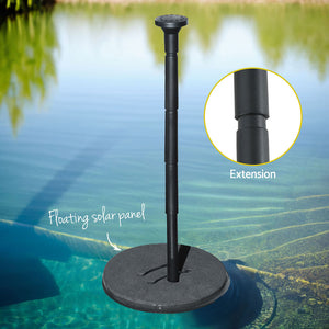 Solar Pond Pump | Floating Water Fountain | Bird Bath | 190L/H Flow Rate