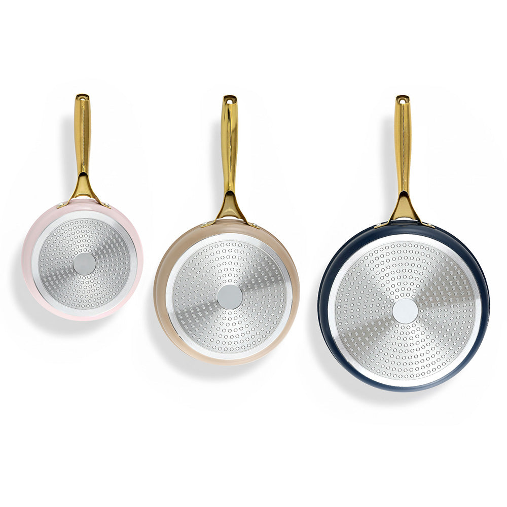 Ceramic Frypan Set 3pc | Multi Colour