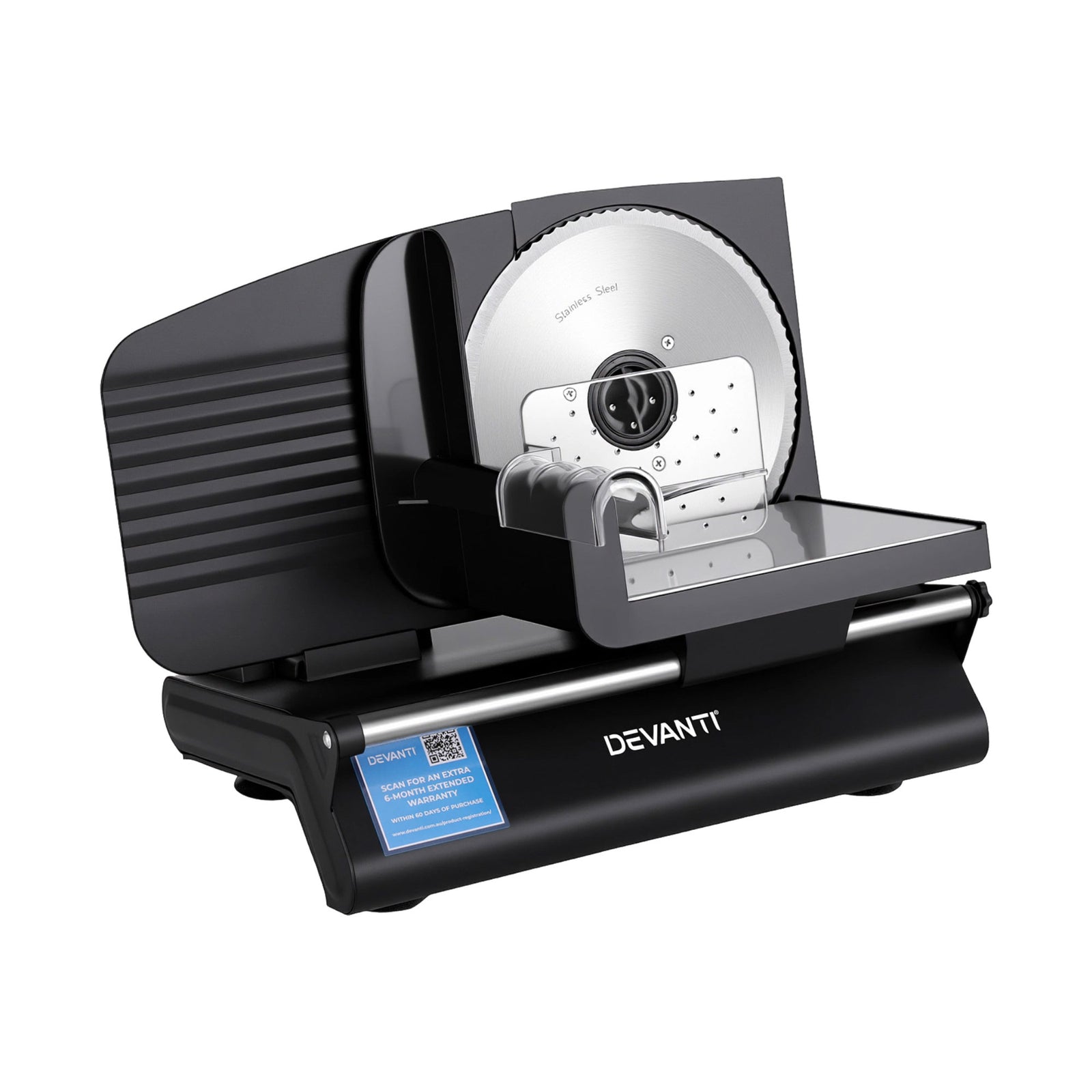 Meat Slicer | 200W Adjustable Food Slicer | Black
