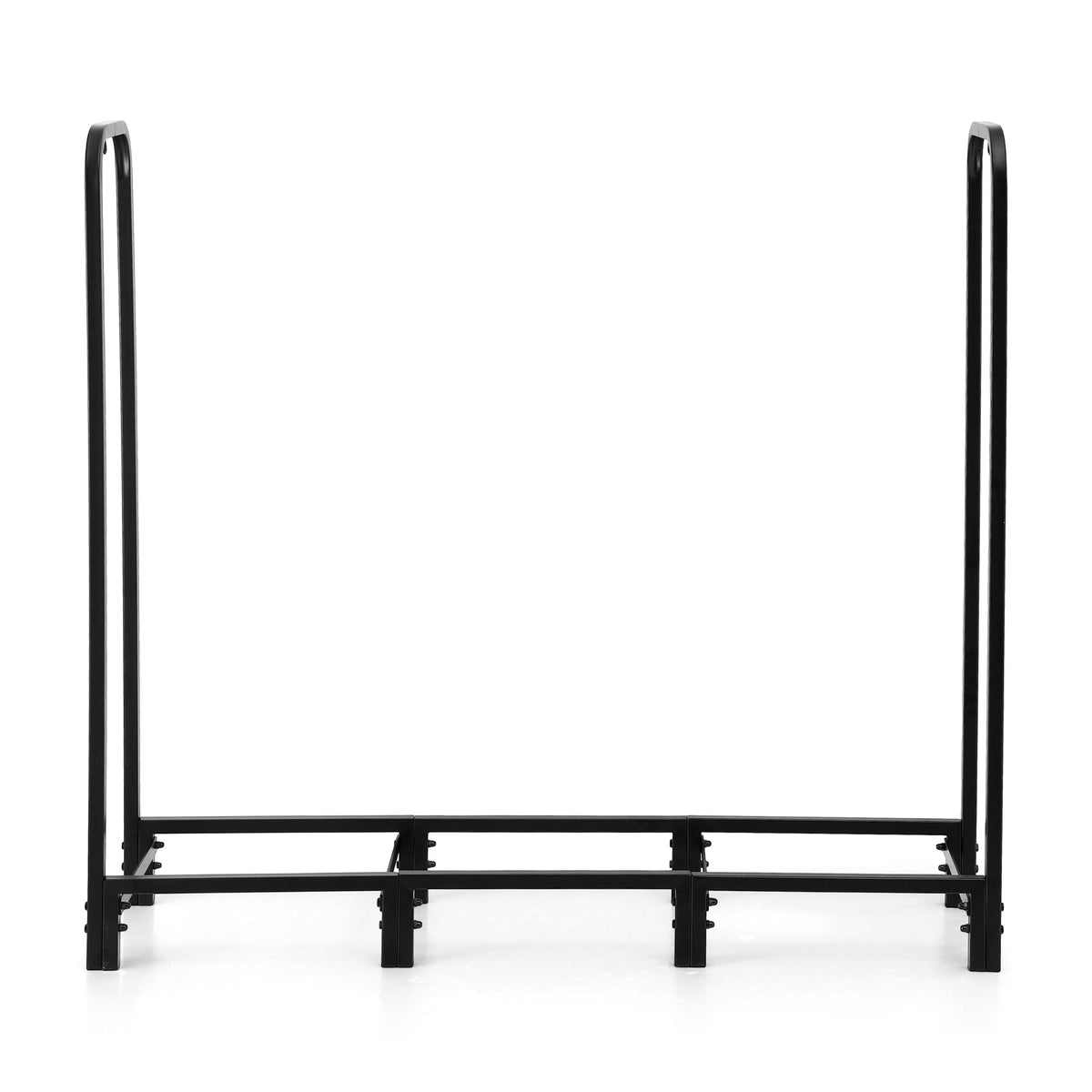 Firewood Rack | 120cm | Log Storage Stand + Tools | Black