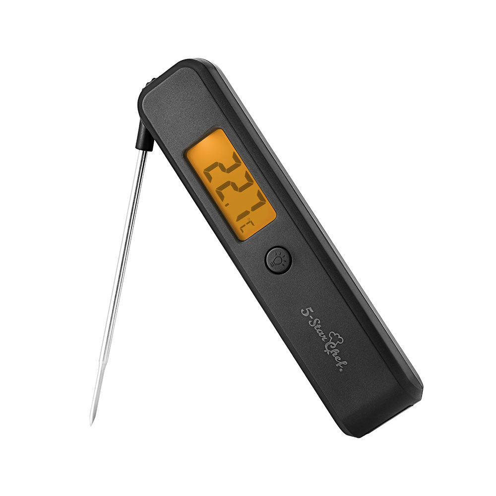 5-Star Chef Food Thermometer | BBQ Meat Instant Read | Fast Smoker Jam Pizza