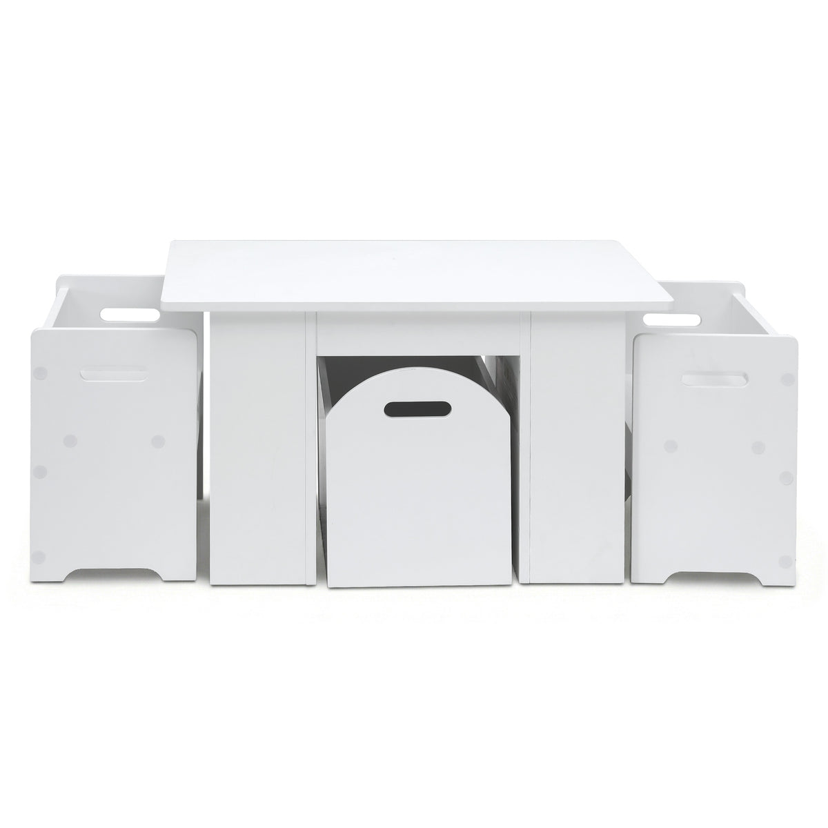 Kids Table & Chairs Set 3pc | Activity Desk | Toy Storage