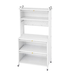 Artiss Kitchen Cabinet Storage Shelves Pegboard Cupboard Sideboard 80CMX164CM