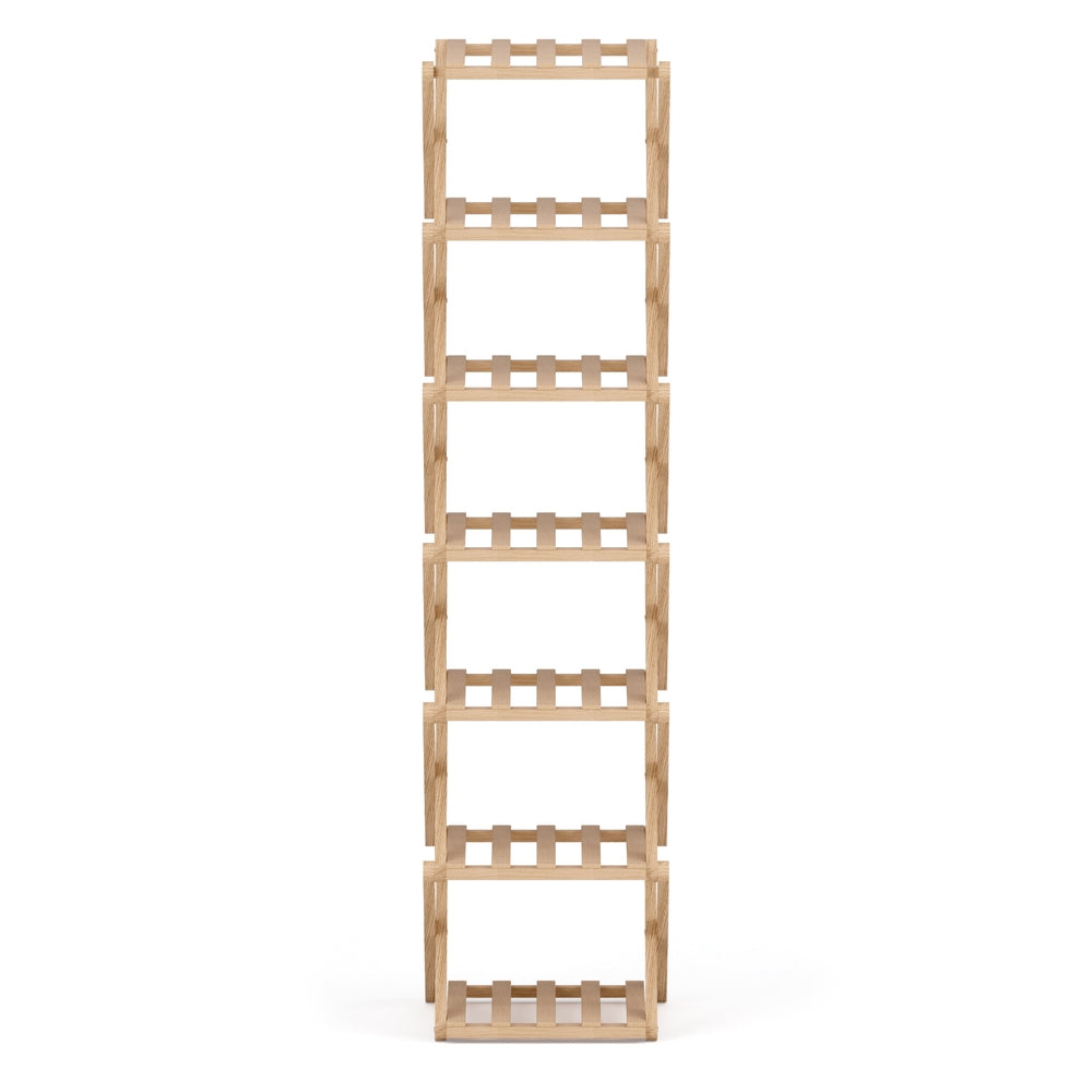 Shoe Rack | 7 Tier | Bamboo | Foldable Entryway Organiser