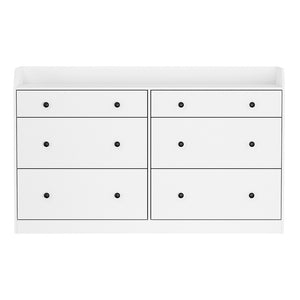 Artiss 6 Chest of Drawers - PETE White