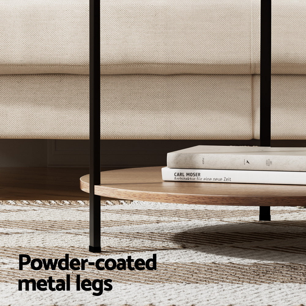 Coffee Table | Side Table | Round White | Cedric