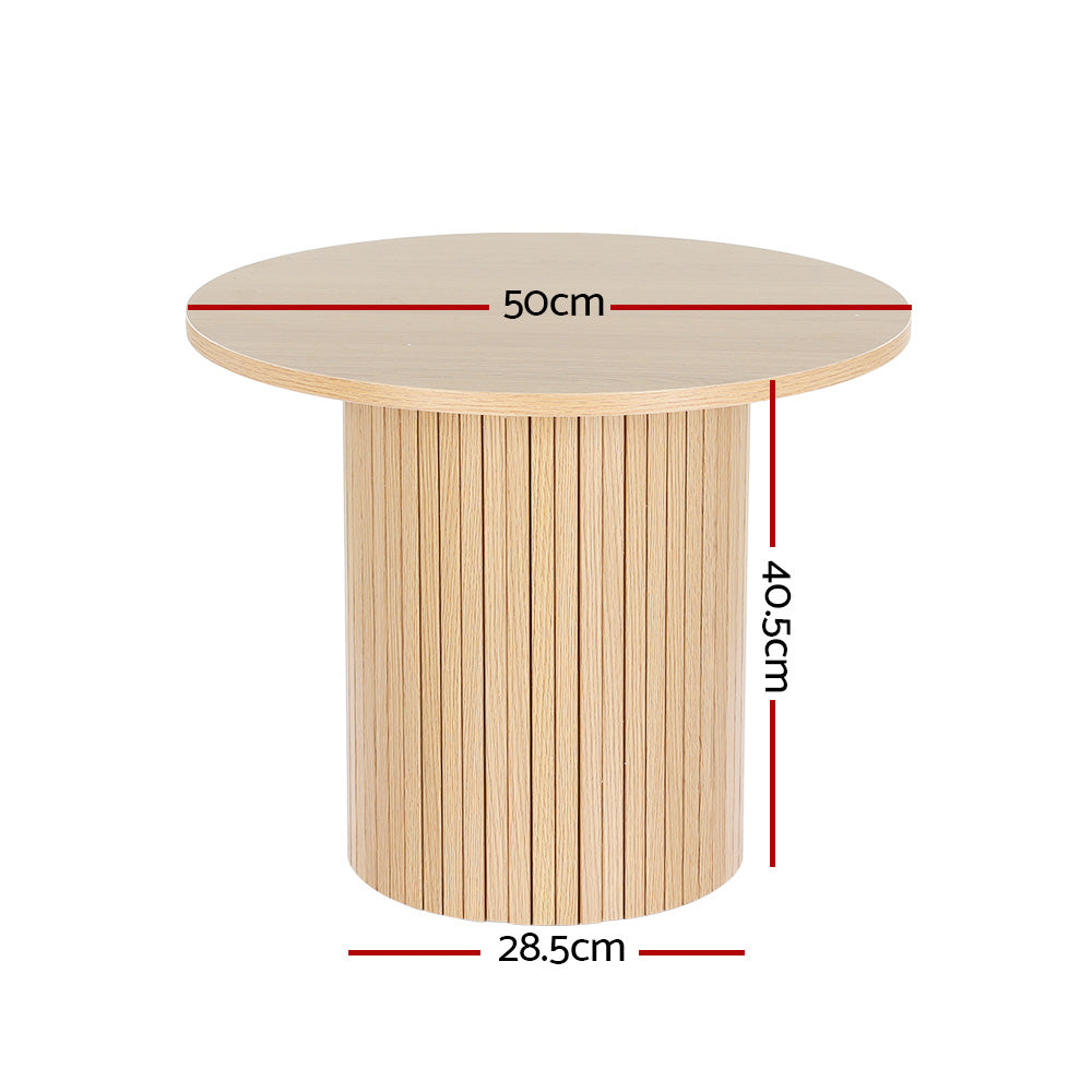 Coffee Table | Round Fluted Base | PIIA