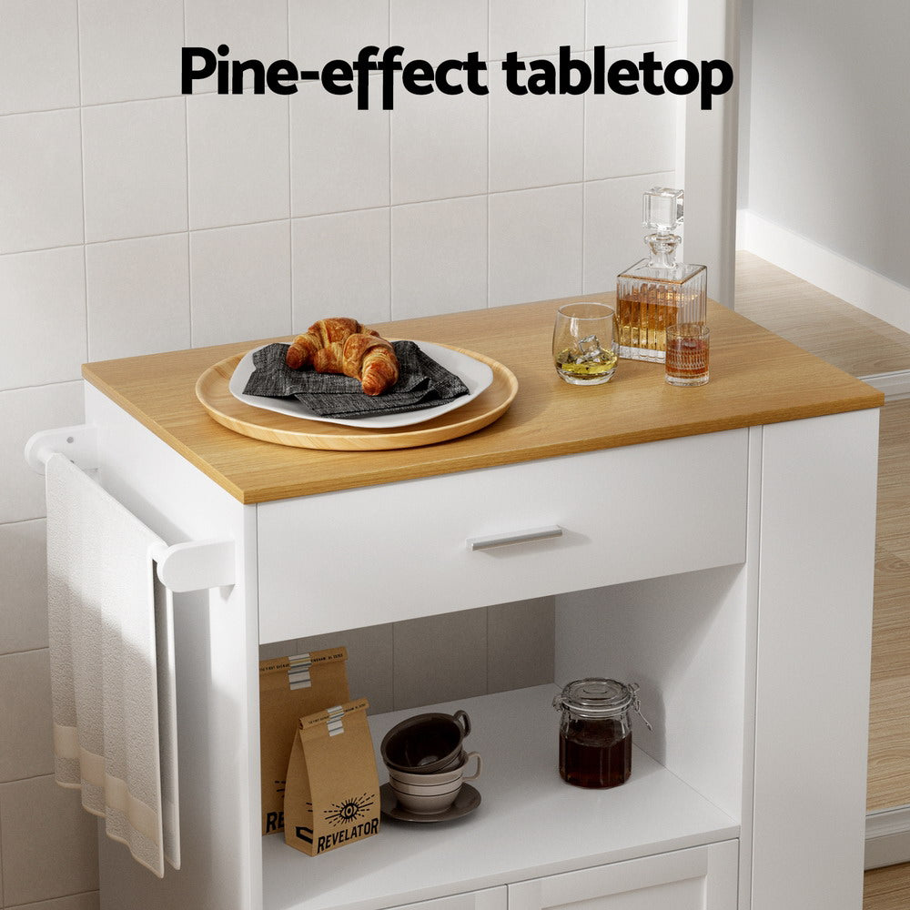 Kitchen Island | Trolley | Rolling Serving Cart