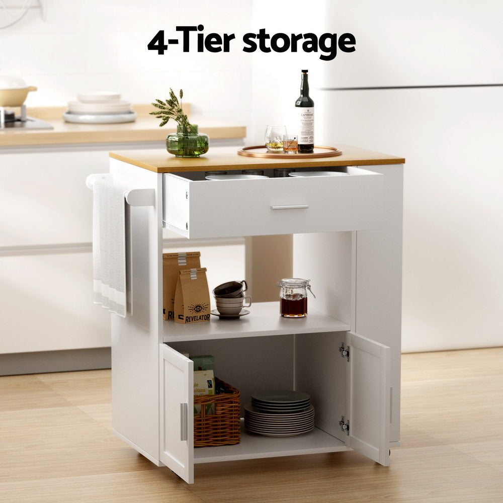 Kitchen Island | Trolley | Rolling Serving Cart
