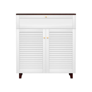 Artiss Shoe Rack Cabinet Shoes Storage Drawer 16 Pairs