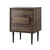 Artiss Bedside Table Nightstand 2 Drawers - Walnut