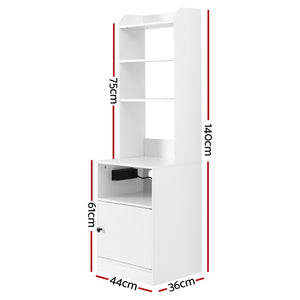 Artiss Bedside Table Nightstand Charging Station