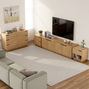 Chest of Drawers | 6 Drawer Dresser | Pine Finish