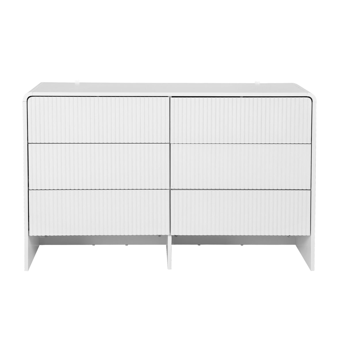 Chest of Drawers | 6 Drawer Dresser Cabinet | White