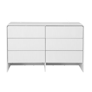 Chest of Drawers | 6 Drawer Dresser Cabinet | White