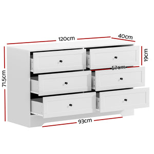 6 Chest of Drawers | LEIF White