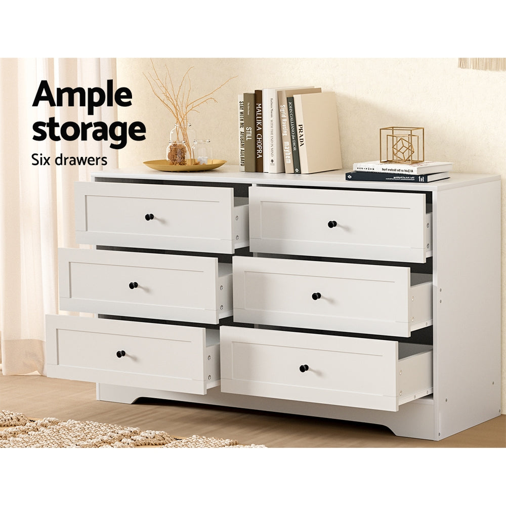 6 Chest of Drawers | LEIF White