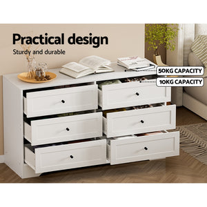6 Chest of Drawers | LEIF White
