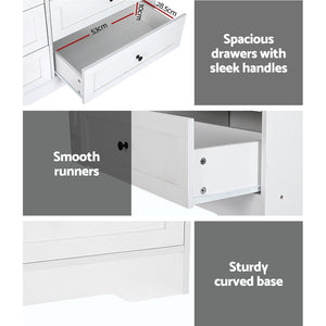 6 Chest of Drawers | LEIF White