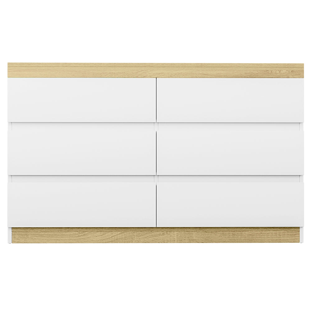 6 Chest of Drawers | Cabinet Dresser Table | Tallboy Storage | Bedroom White
