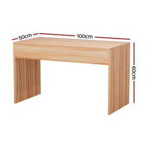 Coffee Table | Rectangle Fluted Side | 100CM