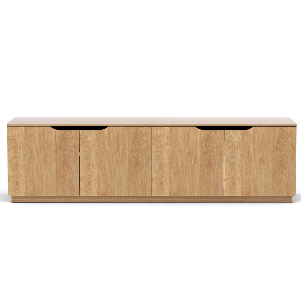 TV Unit Cabinet | 180cm | Storage Entertainment | Pine Finish
