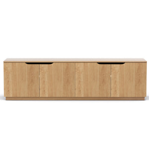 TV Unit Cabinet | 180cm | Storage Entertainment | Pine Finish