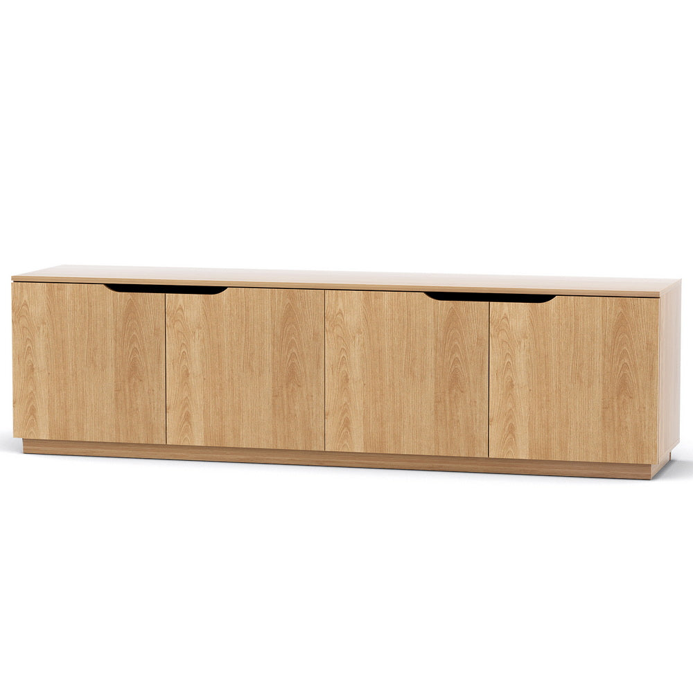 TV Unit Cabinet | 180cm | Storage Entertainment | Pine Finish