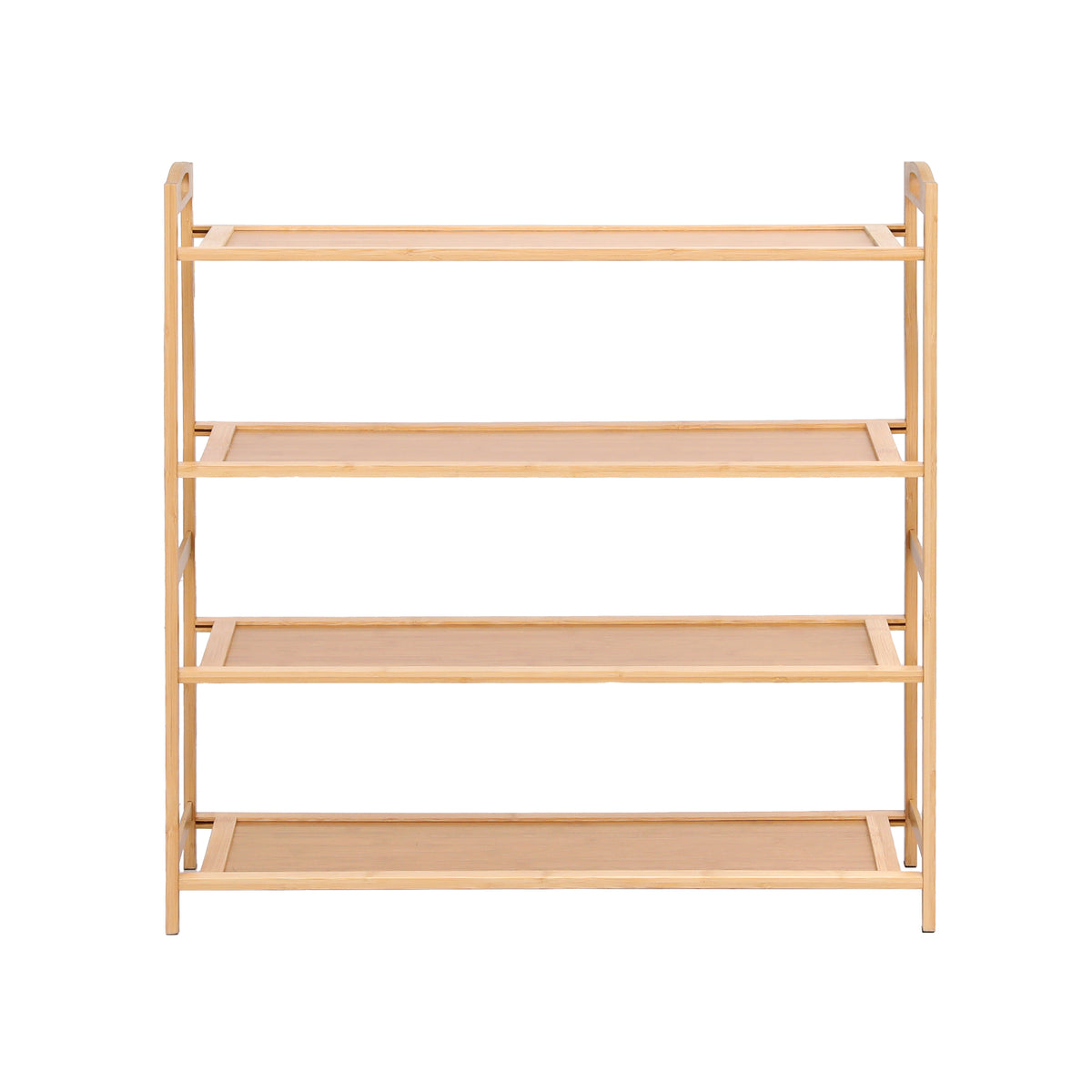 4 Tier Shoe Rack | Bamboo Storage Organiser