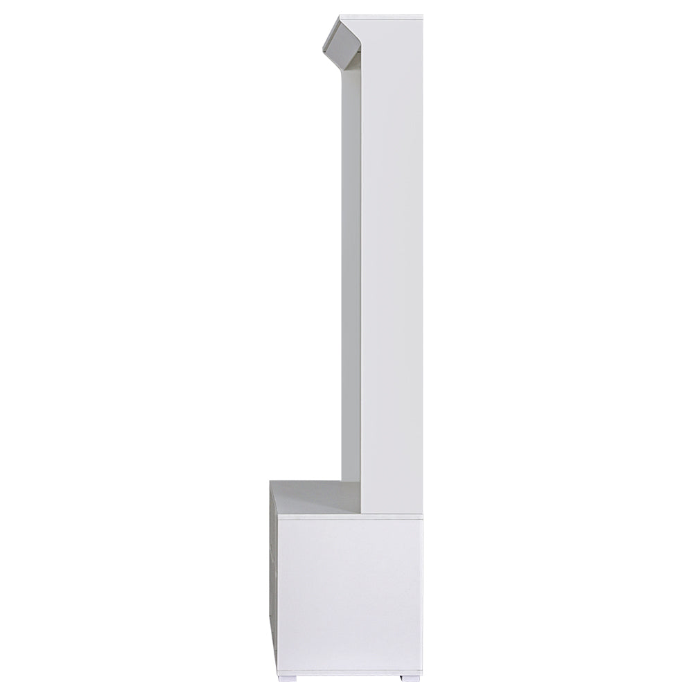 Shoe Rack Cabinet | Hall Tree | Coat Rack | 180CM | White