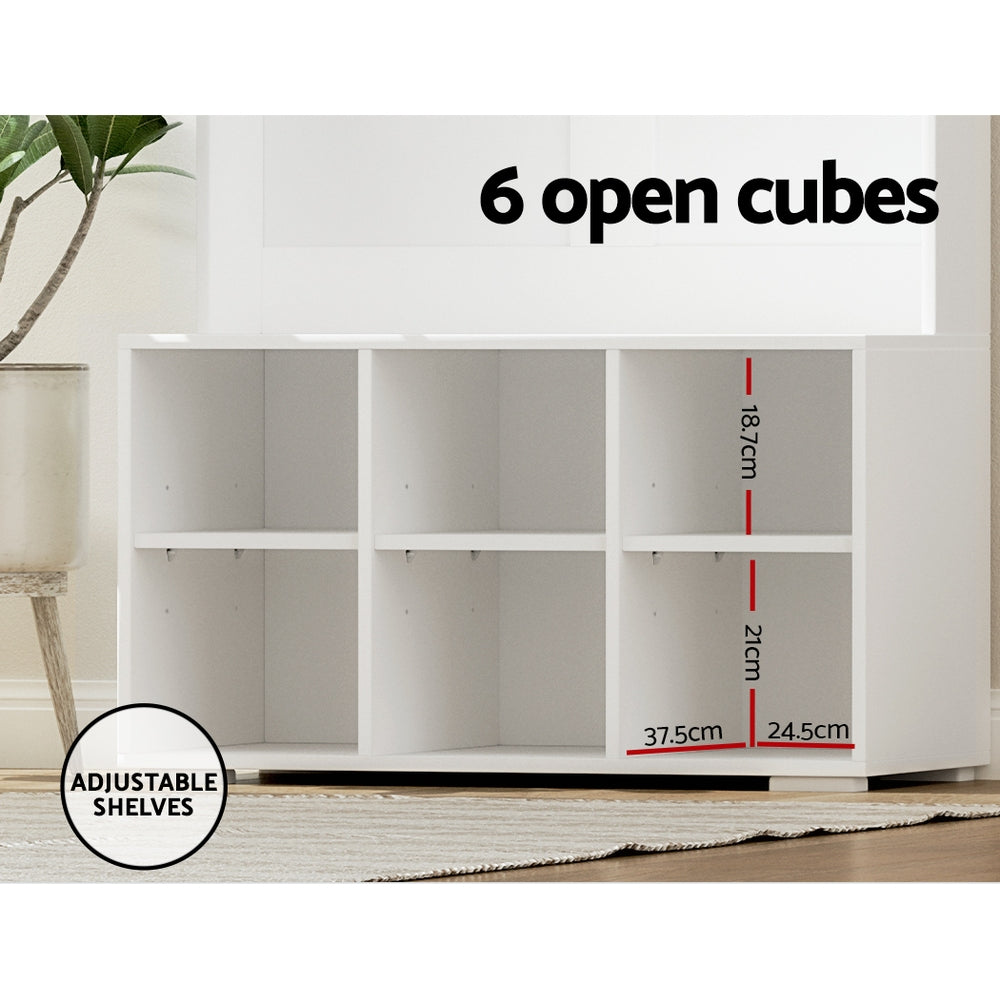 Shoe Rack Cabinet | Hall Tree | Coat Rack | 180CM | White