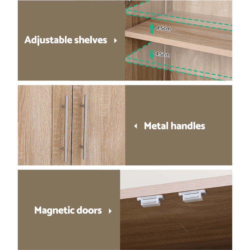 Buffet Sideboard Cupboard | Cabinet Pantry Organiser | Adjustable Shelves