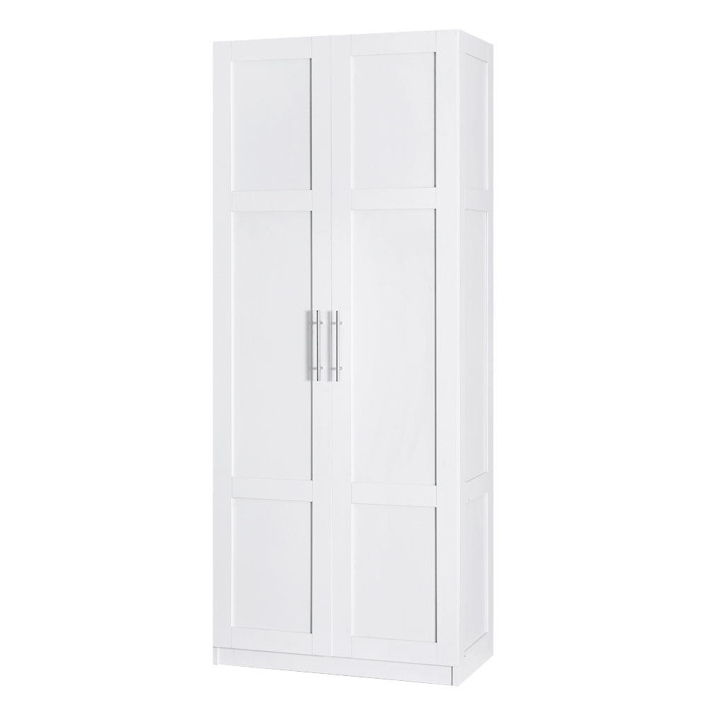 2 Door Buffet Sideboard | Cupboard Cabinet | Pantry | White