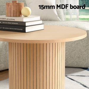 Coffee Table | Round Fluted Design