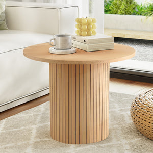 Coffee Table | Round Fluted Design