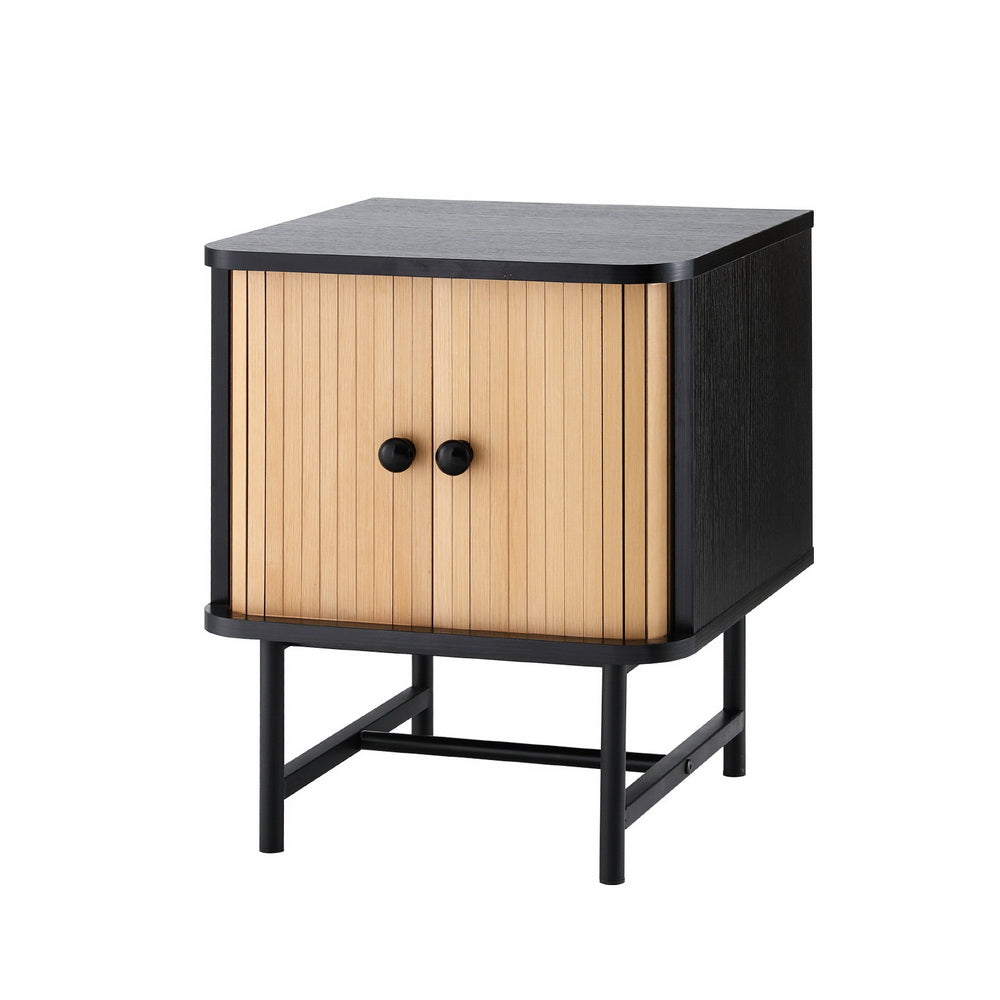 Bedside Table | BORIS | Sliding Doors | Modern Bedroom Storage